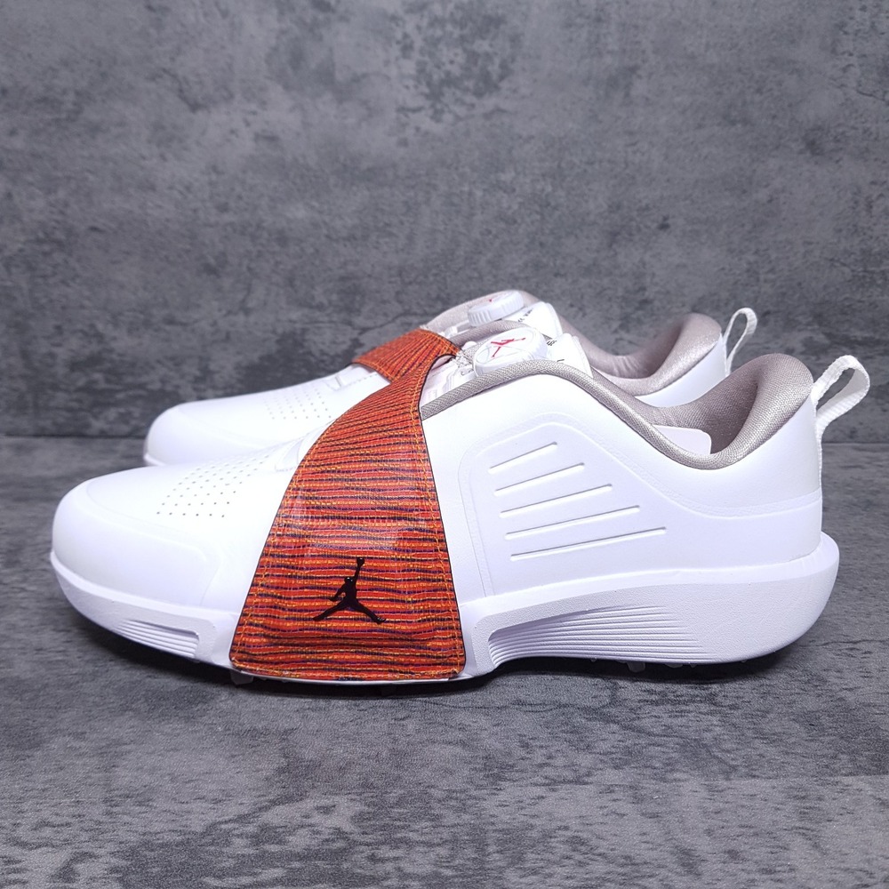 NIKE AIR JORDAN Air Rev Retro Golf Shoes Mens 9.5 White Infrared FV6338-102